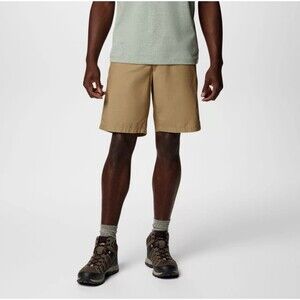 NWT $45 Columbia Washed Out Shorts 8" Inseam Beige Khaki Tan Men's Size 38 (B4)